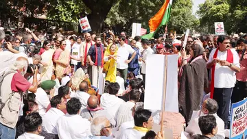 GYANESH RESIGNATION PROTEST