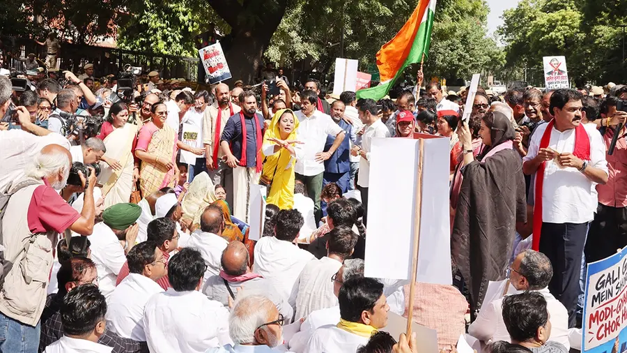 GYANESH RESIGNATION PROTEST