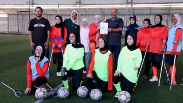 Gaza women’s amputee football team