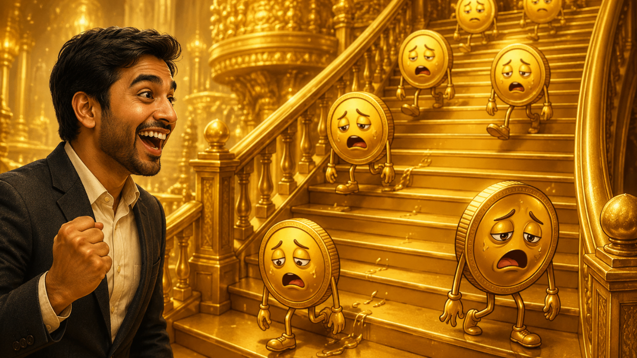 Gold price drops