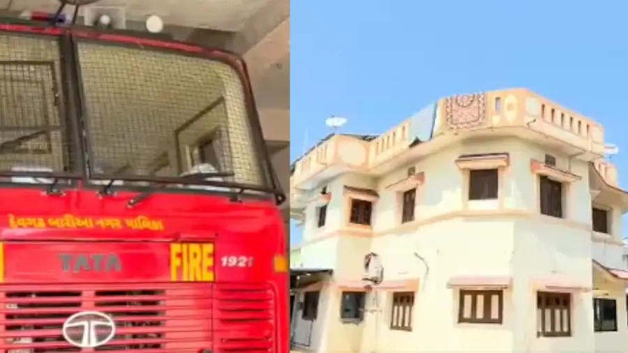 Gujarat BJP MLA Fire truck.jpg