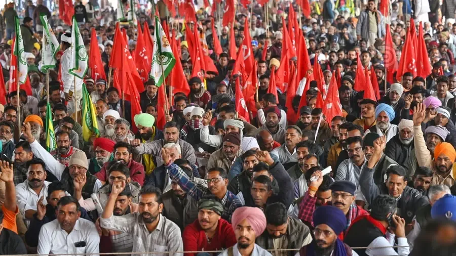 Hanumangarh farmers protest