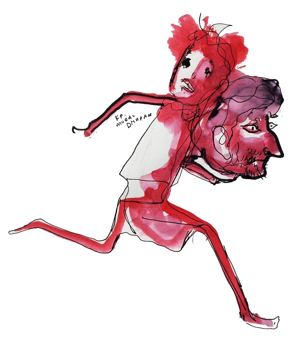 ചിത്രീകരണം: കെ പി മുരളീധരൻ