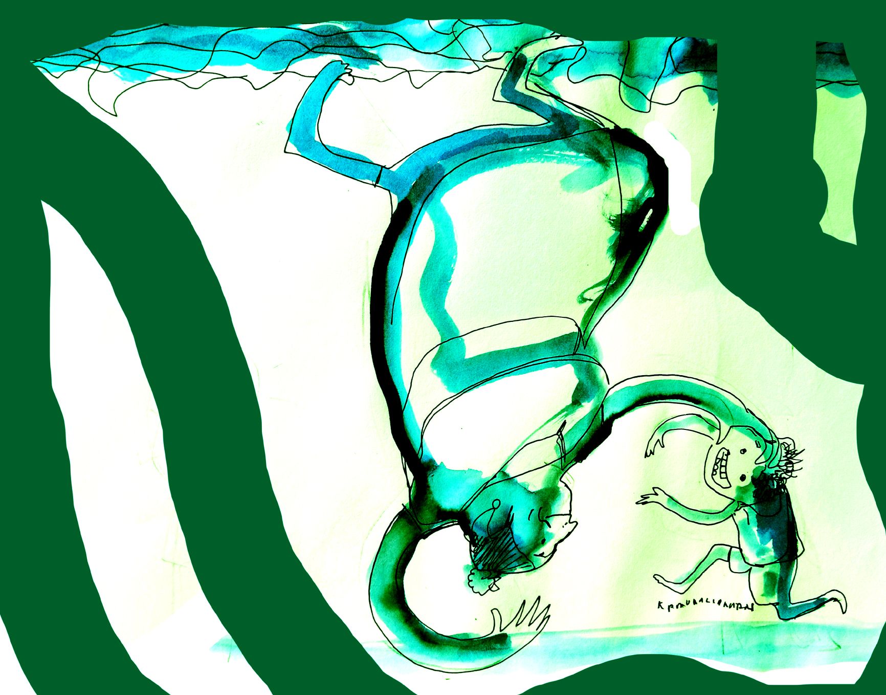 ചിത്രീകരണം: കെ പി മുരളീധരൻ