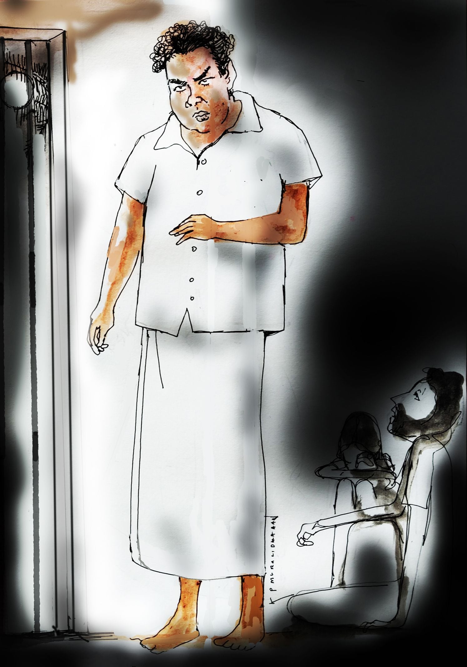 ചിത്രീകരണം: കെ പി മുരളീധരൻ
