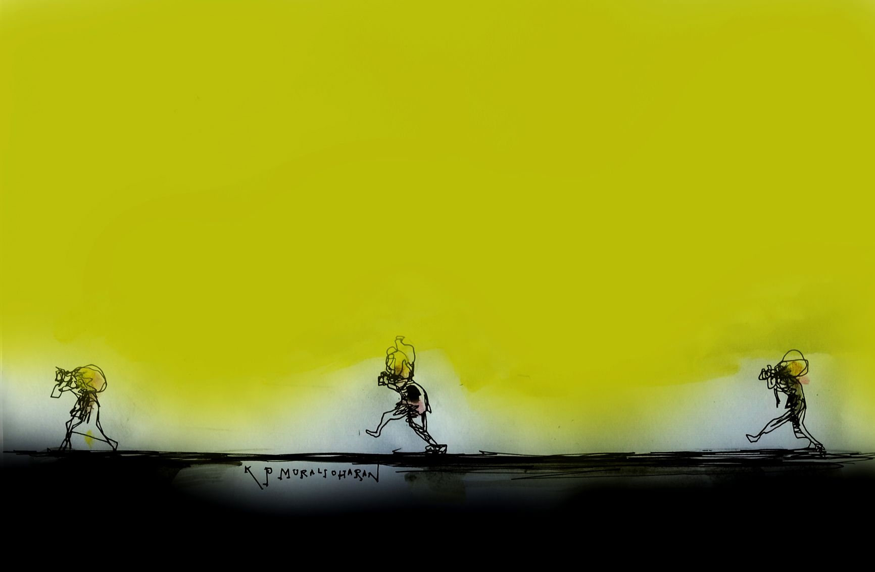 ചിത്രീകരണം: കെ പി മുരളീധരൻ