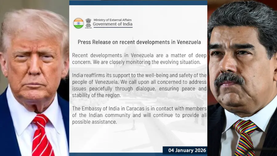 INDIA RESPONSE ON VENEZUELA