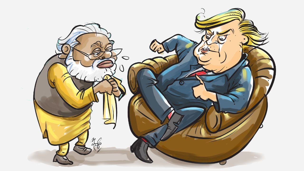 India-US Trade  modi trump.JPG