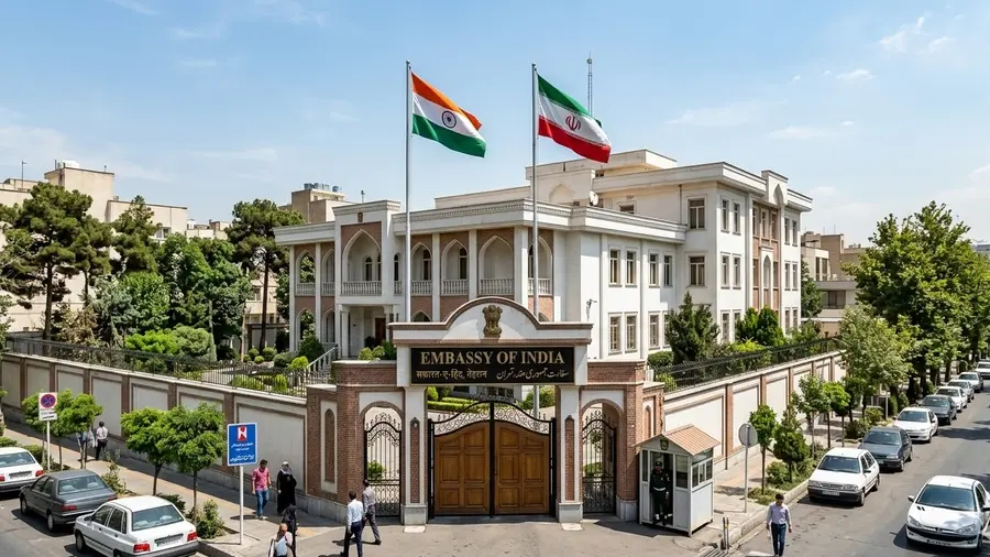 Indian embassy AI Image