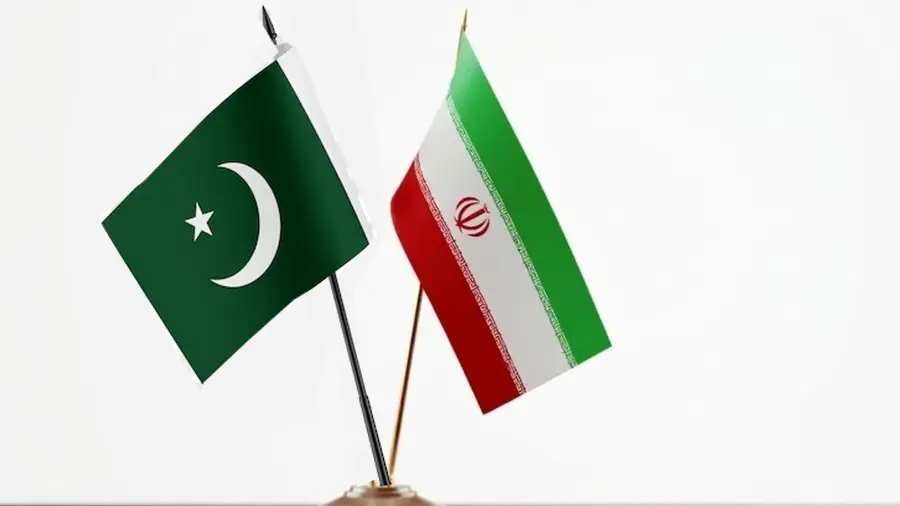 Iran pakistan Flags