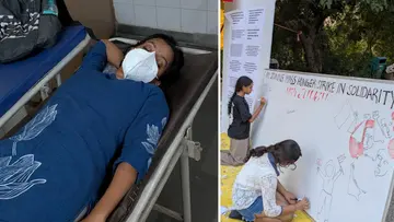 JNU Hunger Strike Goipika Babu