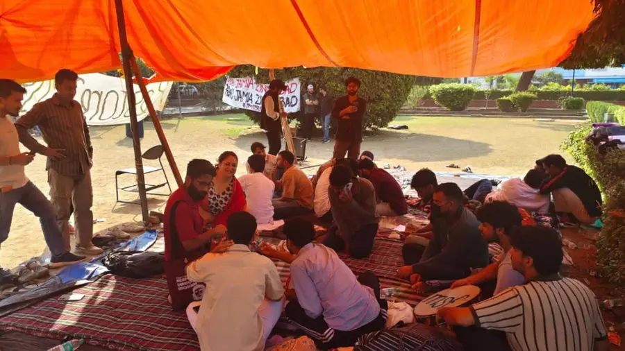 Jamia Hunger Strike.JPG