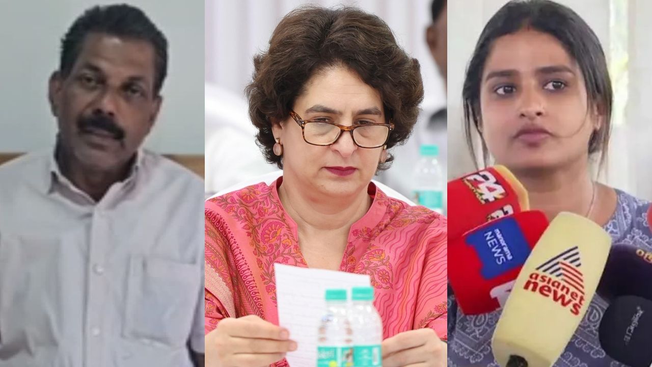 Jose nelledam priyanka gandhi nm vijayans's daughter in law priyanka