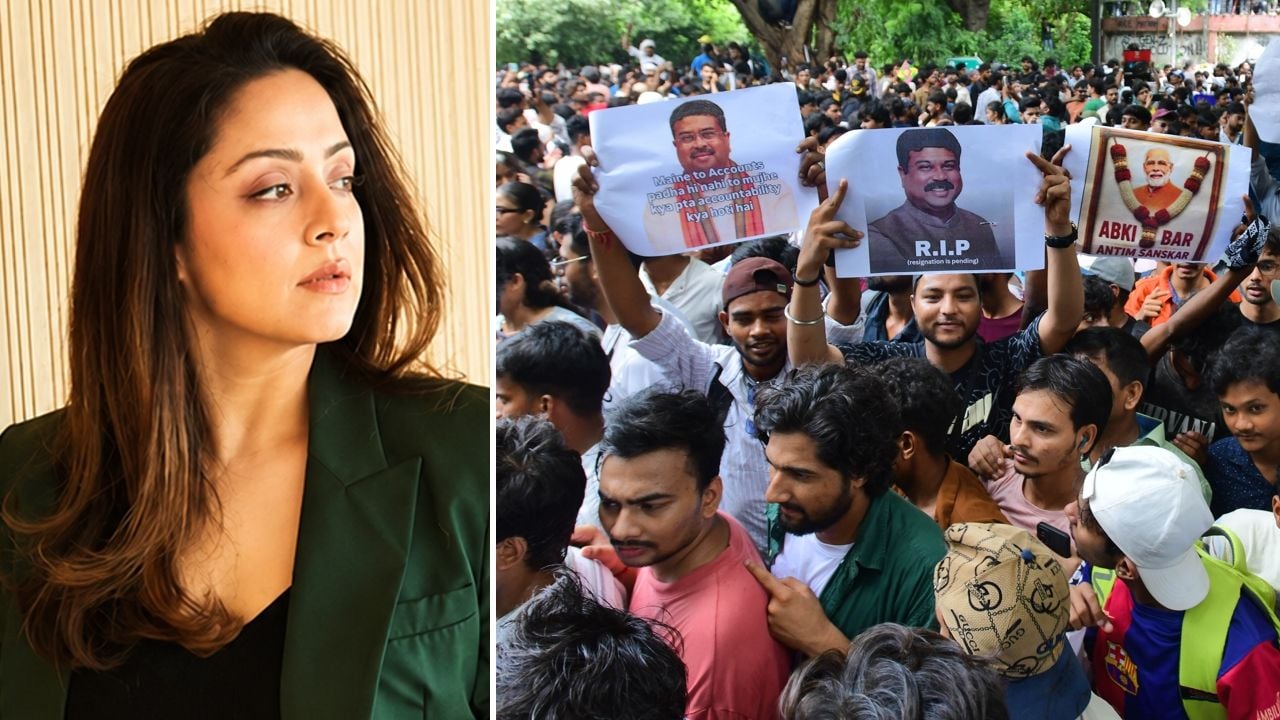 Jyotika on jantar Mantar Protest