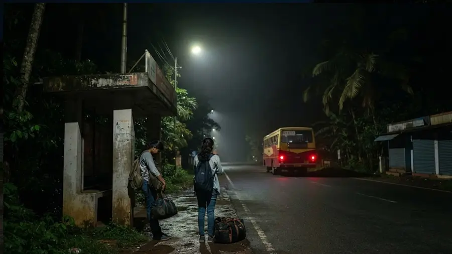 KSRTC Bus Leaves Booked Students AI