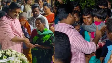 K U Jenish Kumar at Gavi Menaka murder