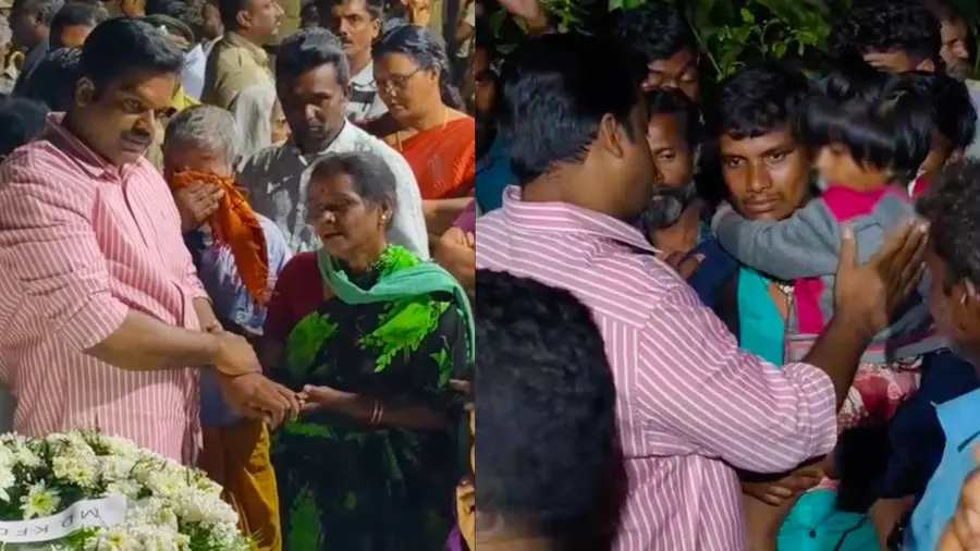 K U Jenish Kumar at Gavi Menaka murder