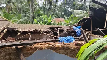 Kanhangad House Collapses Amid Heavy Rain