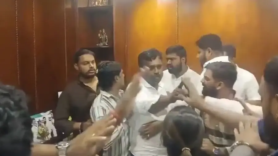 Karnataka youth congress clash