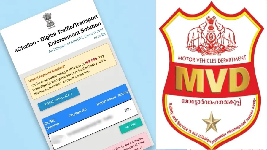 Kerala MVD Chalans
