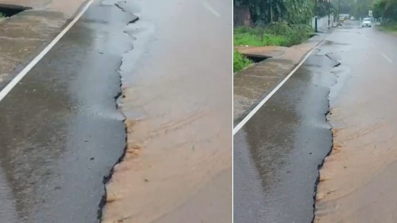 Kundamkuzhi road crack
