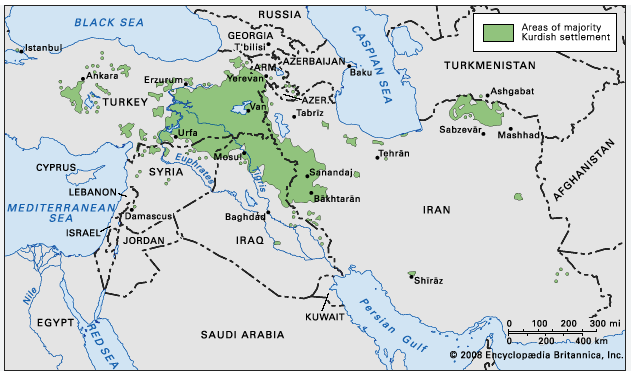 kurdh map