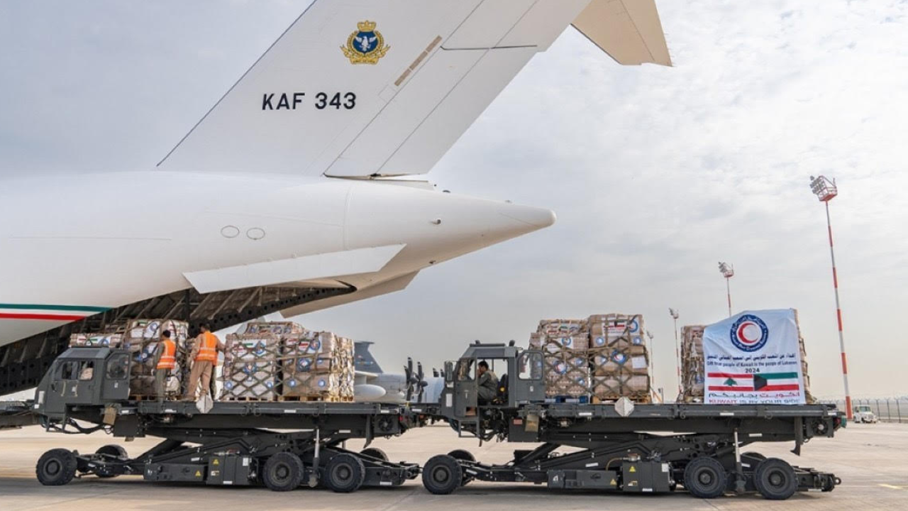 Aid by Kuwait to Palestine