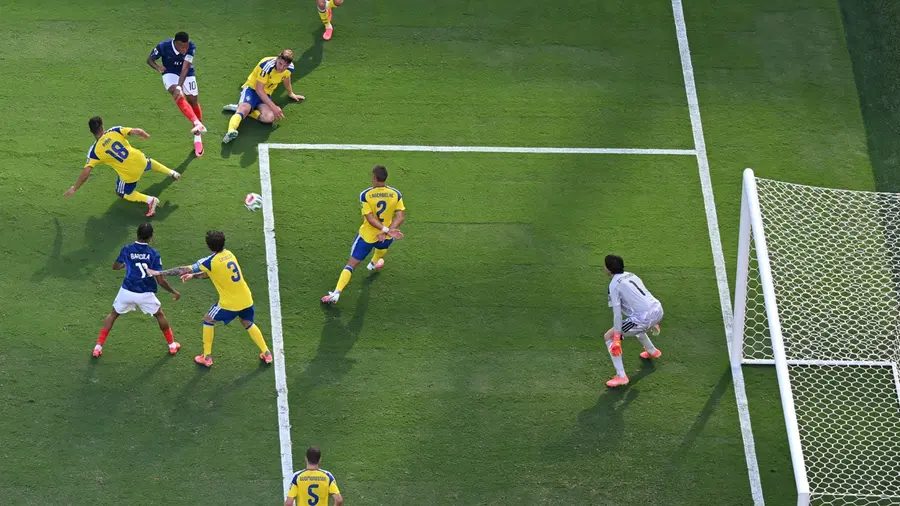 Kylian Mbappe goal against sweden