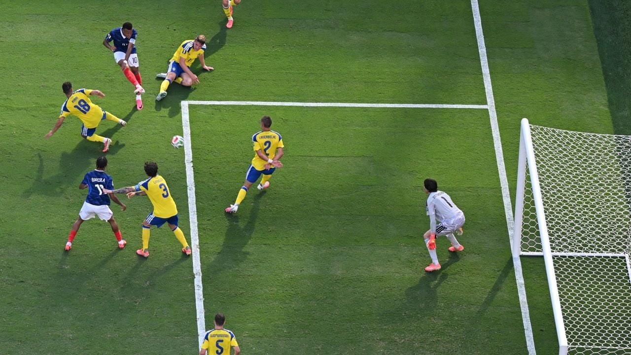 Kylian Mbappe goal against sweden