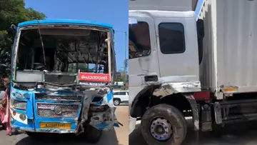 LORRY BUS COLLISSION MALAPPURAM