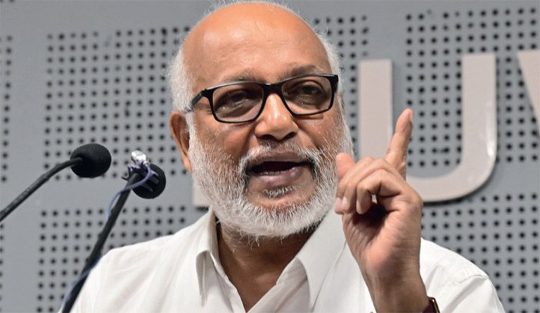 cpim protest against Trump's Tariff