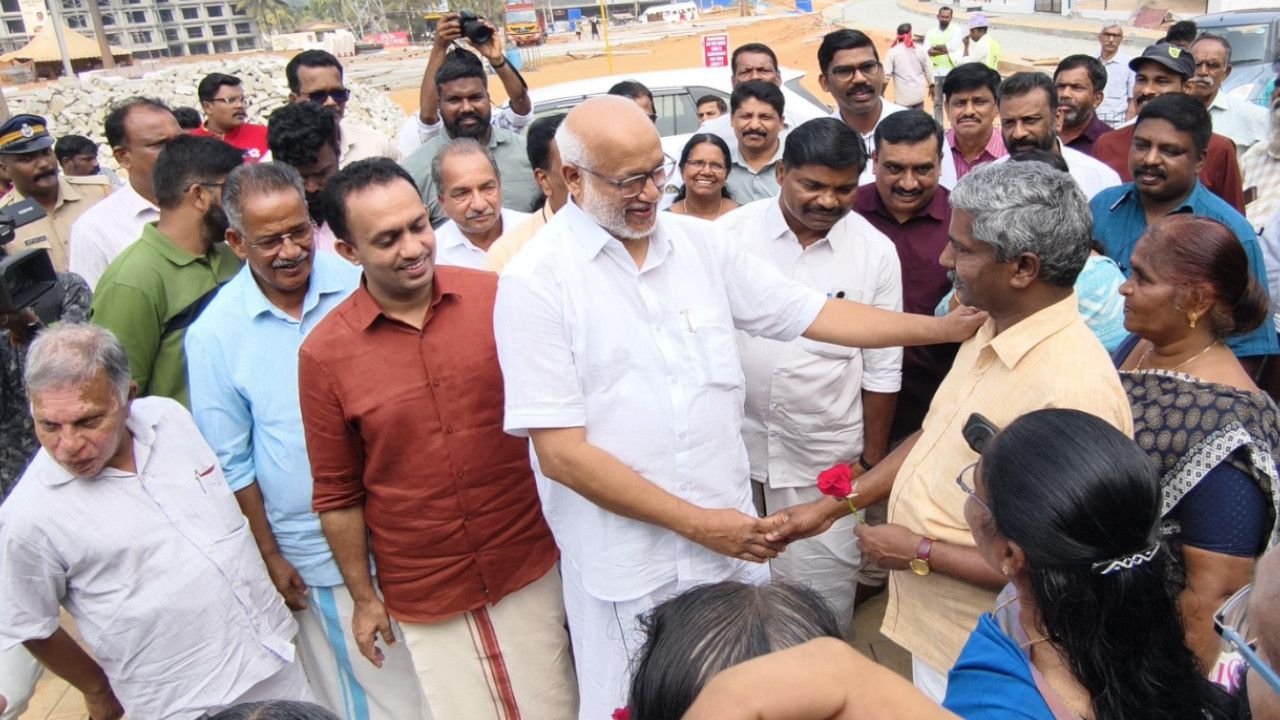 M A Baby visit wayanad Township.jpg