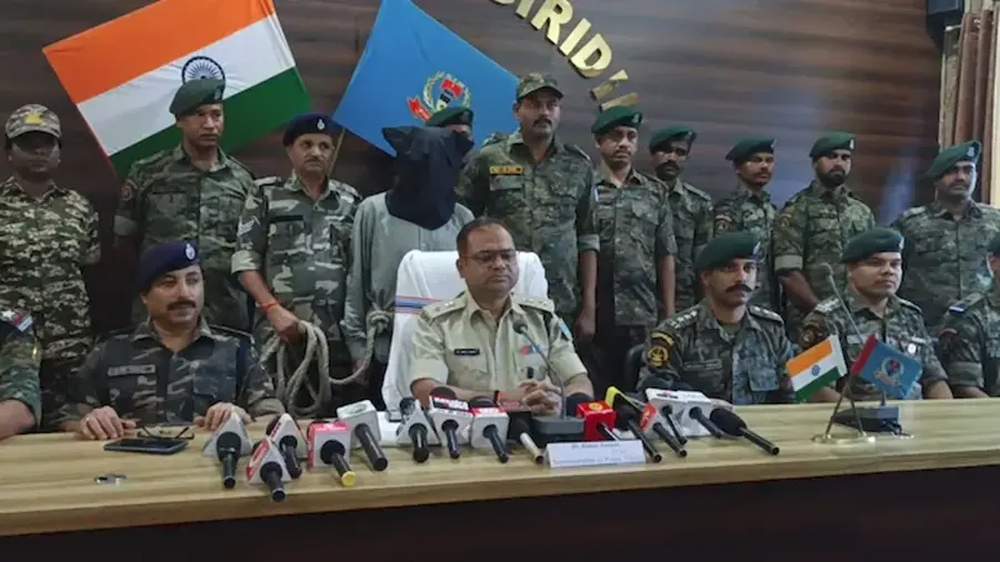 MAOIST LEADER ARRESTED IN JHARKHAND