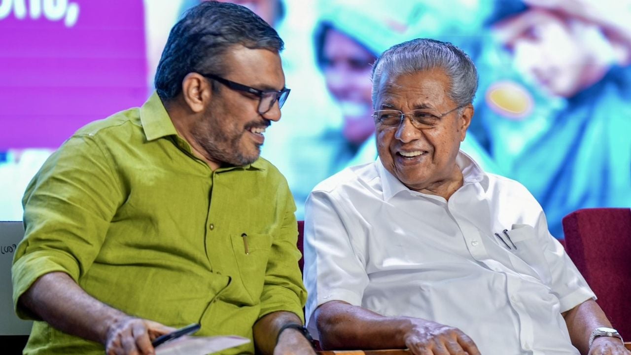 M B Rajesh Pinarayi Vijayan