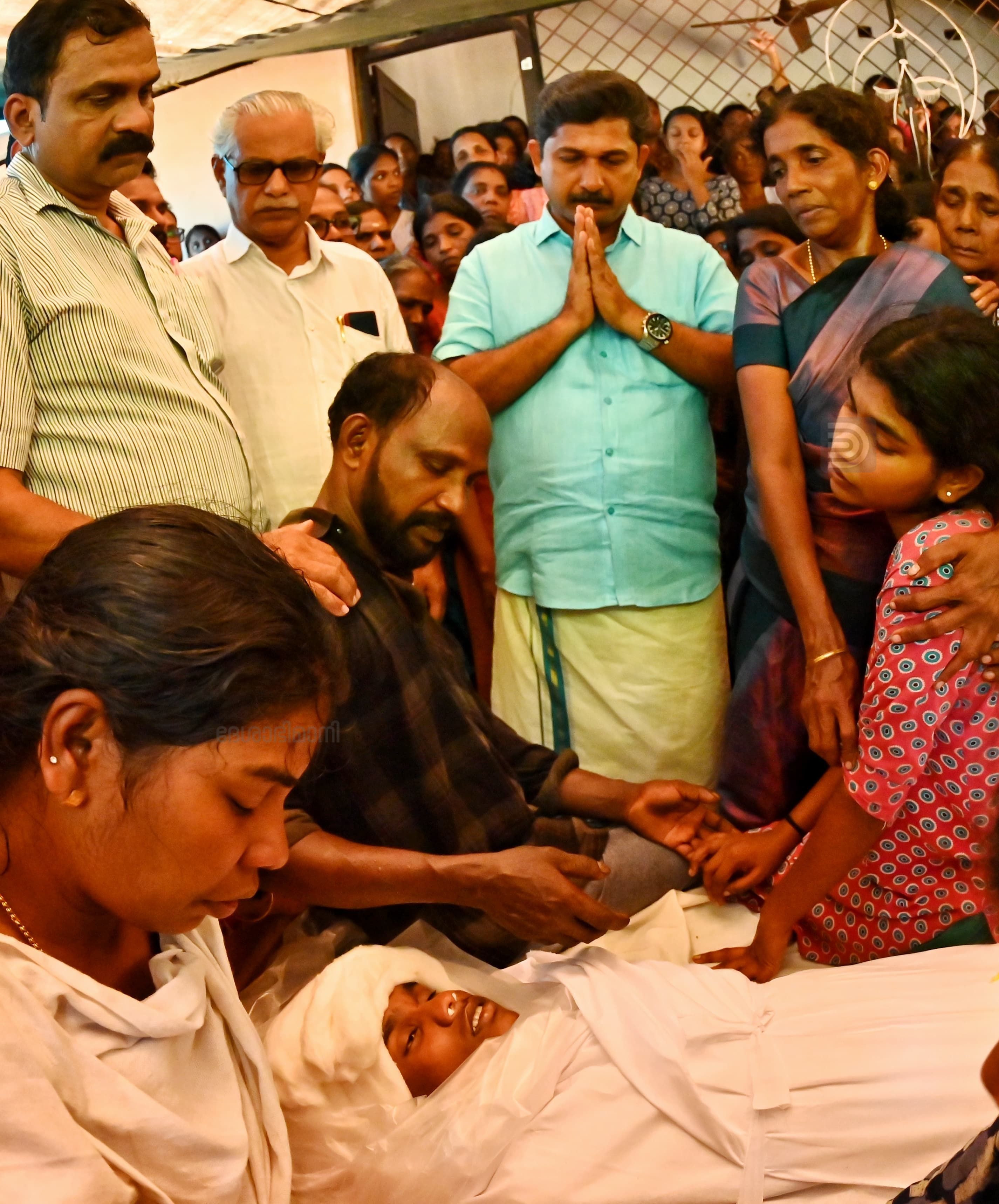 M Swaraj at Anathu House