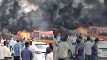 MUMBAI BUS DEPO FIRE