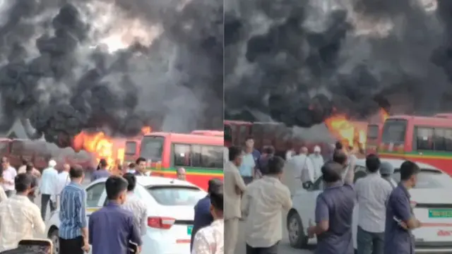 MUMBAI BUS DEPO FIRE