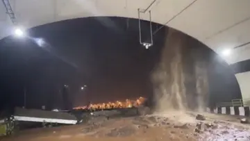 MUMBAI LANDSLIDE TUNNEL