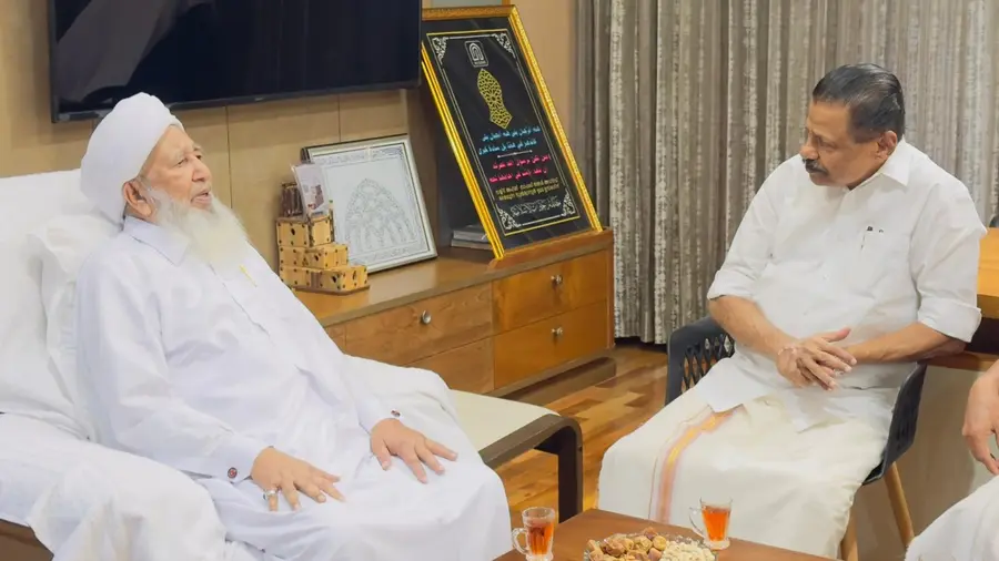 M V Govindan Kanthapuram A P Abubacker Musliyar