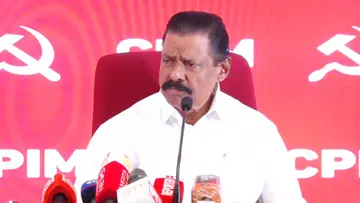 M V Govindan Press Meet