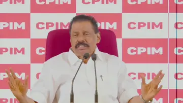 M V Govindan Press Meet