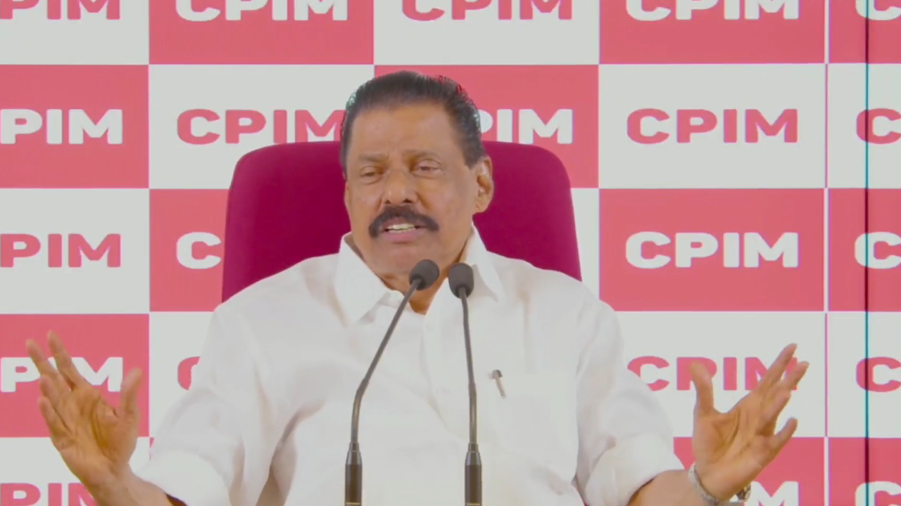M V Govindan Press Meet