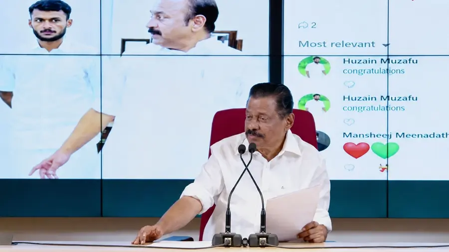 M V Govindan press meet v d satheesan mdma case accused huzain
