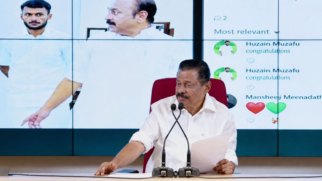 M V Govindan press meet v d satheesan mdma case accused huzain