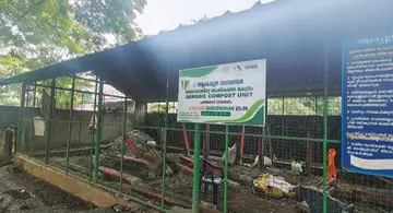 അറ്റകുററപ്പണികൾക്കായി പൊളിച്ച ചാത്തനാട് മാലിന്യ സംസ്കരണപ്ലാൻ്റ്