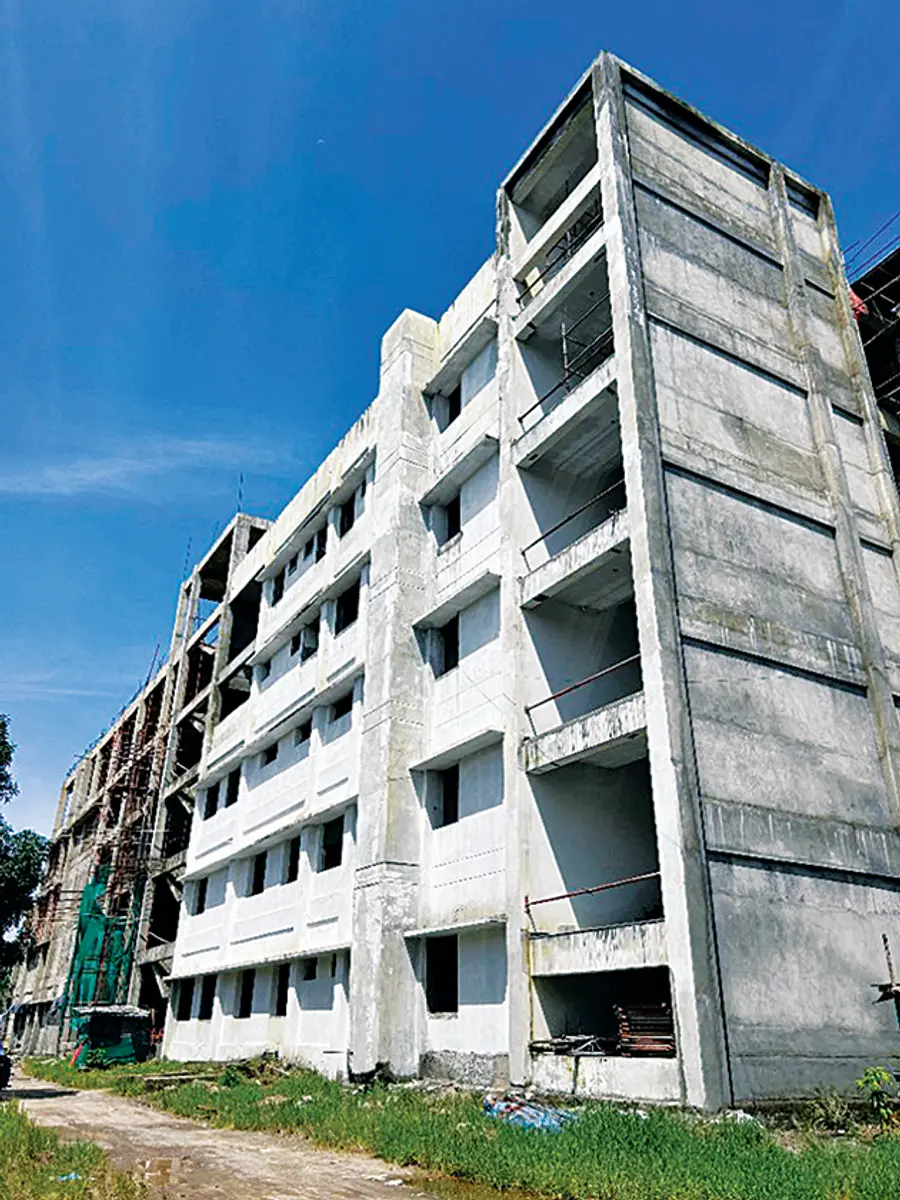 Chettikadu Hospital under construction