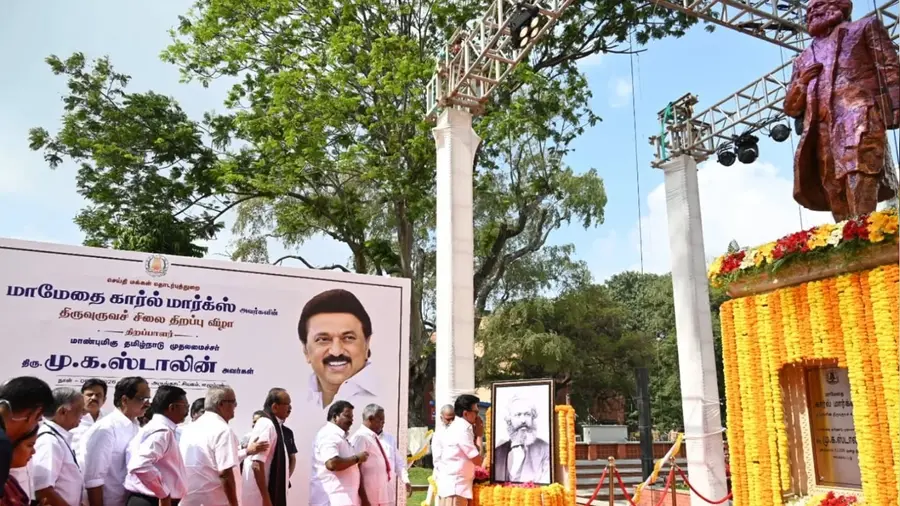 Marx Statue at Chennai
