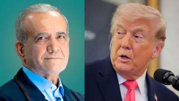 Masoud Pezeshkian Donald Trump