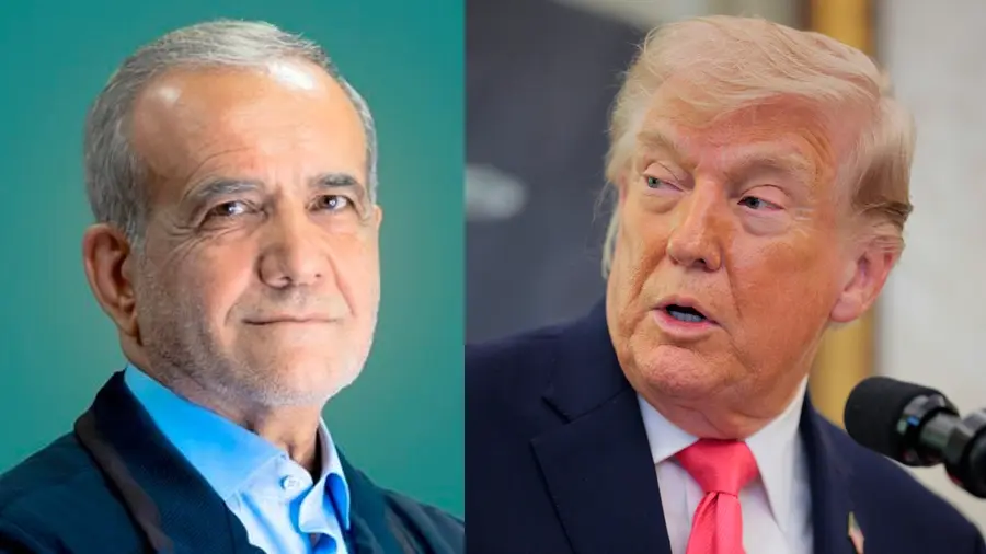 Masoud Pezeshkian Donald Trump