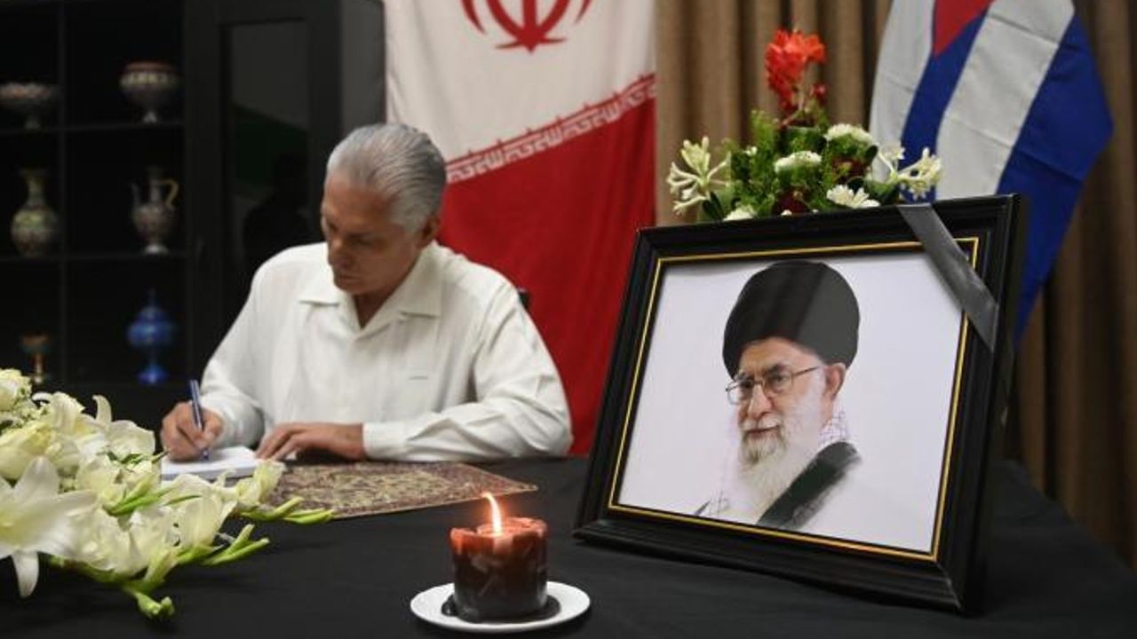 Miguel Díaz Canel Visits Iranian Embassy